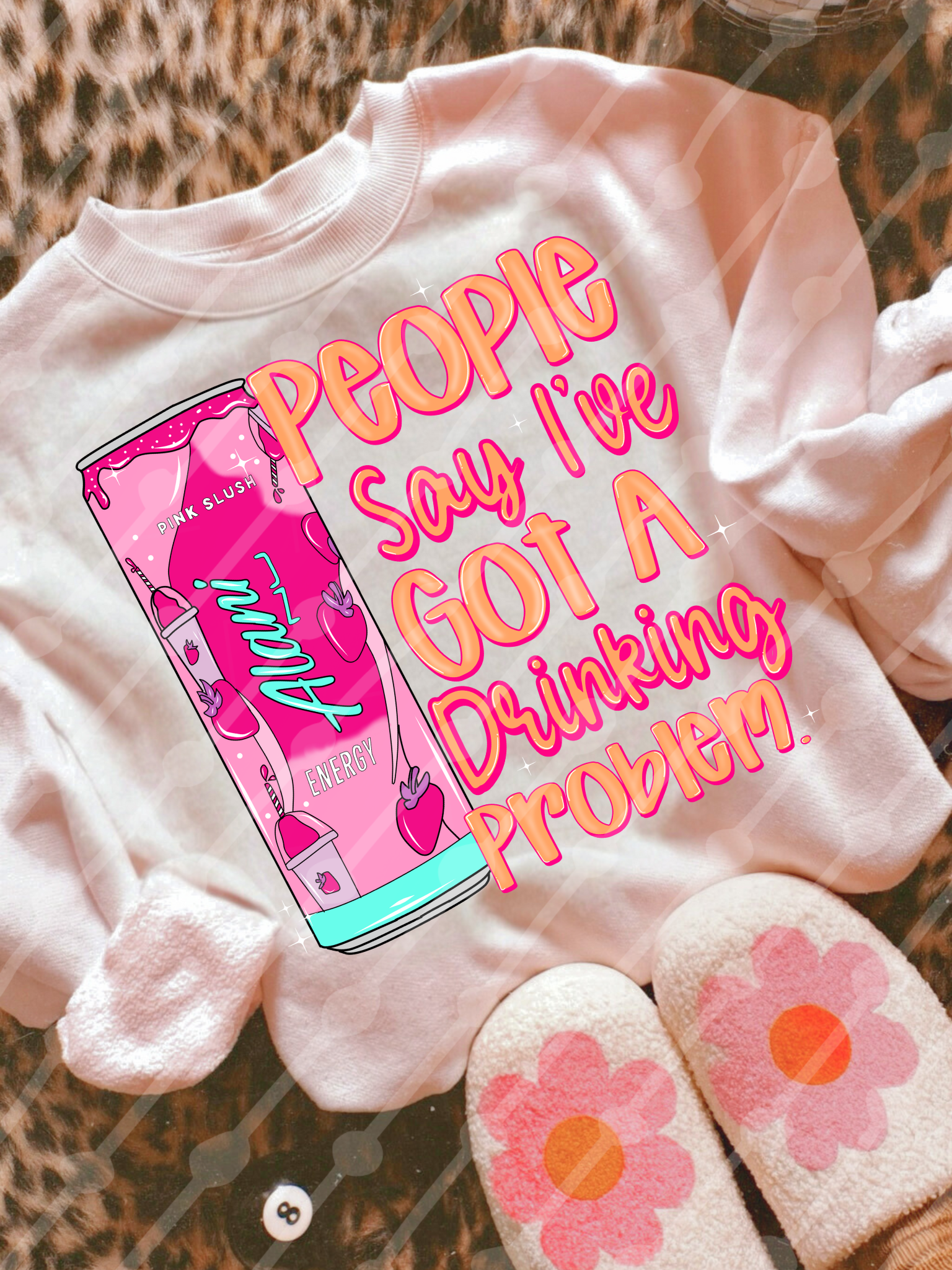 Drinking problem pink slush digital download – June Bentley Designs